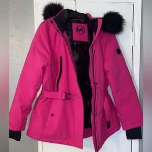MK hot pink coat